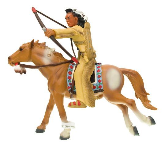 Figurka Indianin z Ĺukiem, nr. kat. 1015-G002